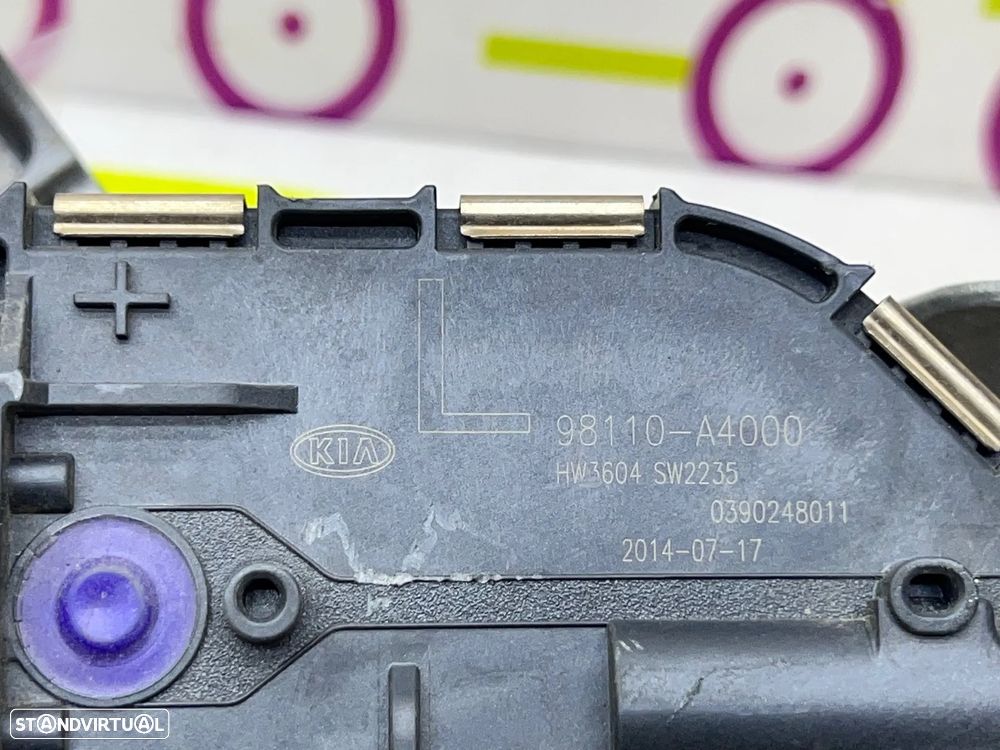 Limpa Vidros Esquerdo KIA CARENS IV REf.  98110A4000 - 0390248011 - NO. 340075 - 3