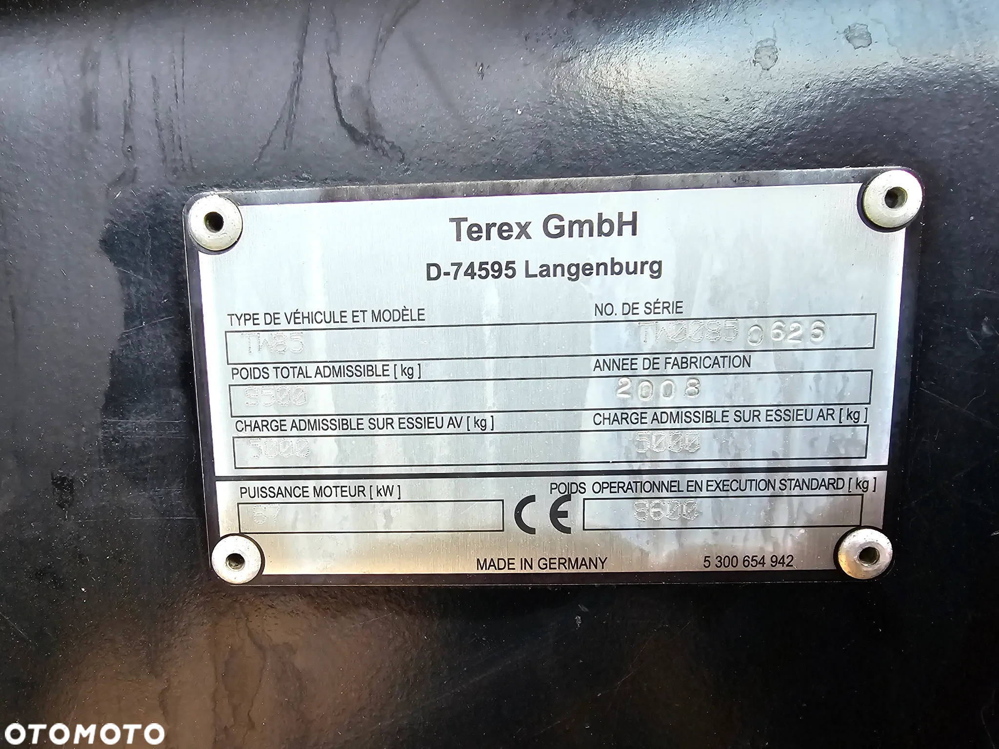 Terex TW85 2008rok koparka kołowa + 3 ŁYŻKI - 29