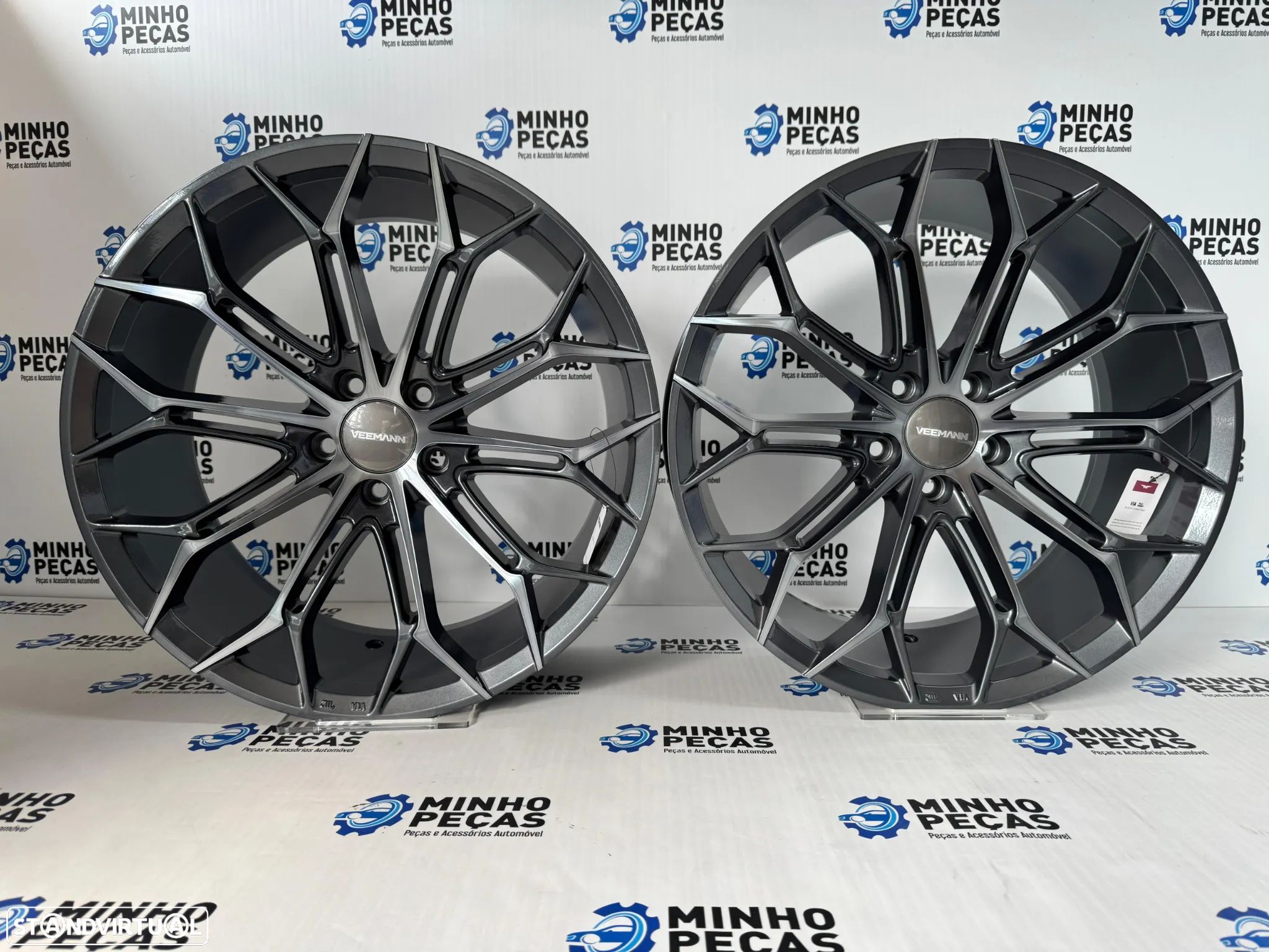 Jantes Veemann V-FS41 em 19" (5x108) Gunmetal Machined - 1