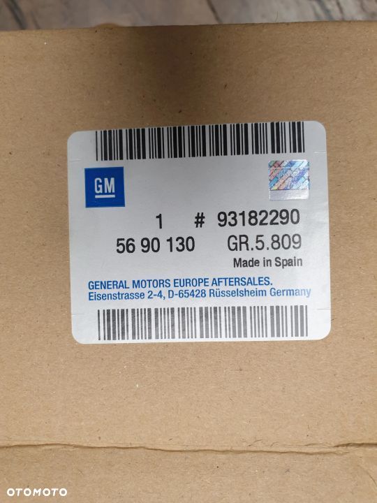 Oryginalne tarcze hamulcowe klocki Opel Astra Corsa 93182290 - 13