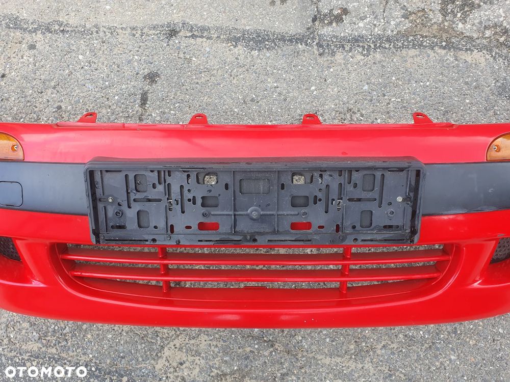 DAEWOO MATIZ ZDERZAK PRZÓD PRZEDNI CZERWONY KOMPLETNY - 6