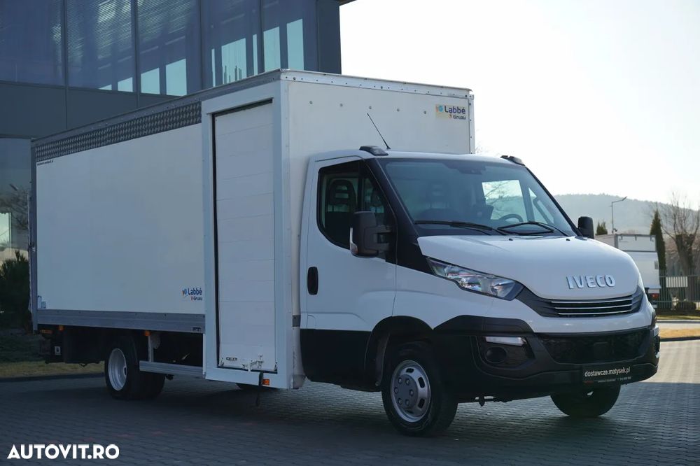 Iveco DAILY 50-180 / CONTAINER 5.5 M / HI-MATIC / ELEVATOR 750 KG / DUBLU / CAMERĂ VEDERE SPATE / GVWR: 5.200 KG / 2019 / IMPORTAT - 1