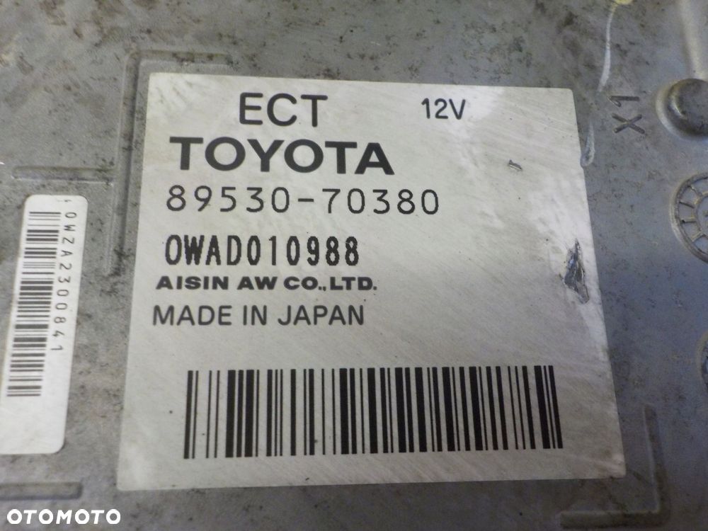 AYGO II 108 C1 1.0 VTI 22r 72KM 1KR-FE sterownik modul skrzyni 89530-70380 - 9