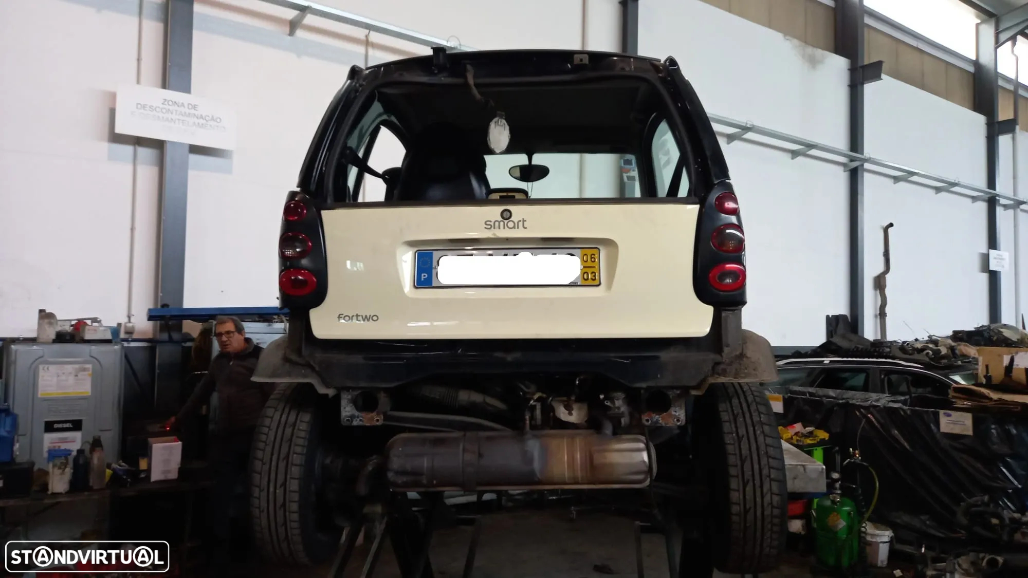 Tampos portas Smart Fortwo 450 0.7 de 2006 - 2