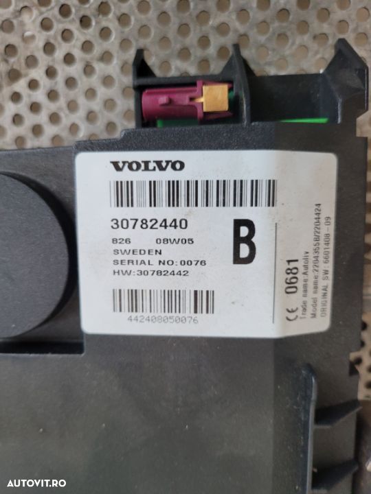 Modul Panou Ecu Control Unit Volvo V70 XC70 S80 An 2007-2013 Cod 30782440 - 4