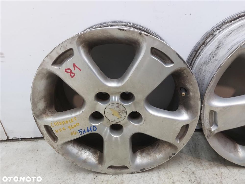Alufelgi  FELGI ALUMINIOWE Chevrolet HHR 2005-2011  6X16 5X110 ET ORYGINAŁ - 10