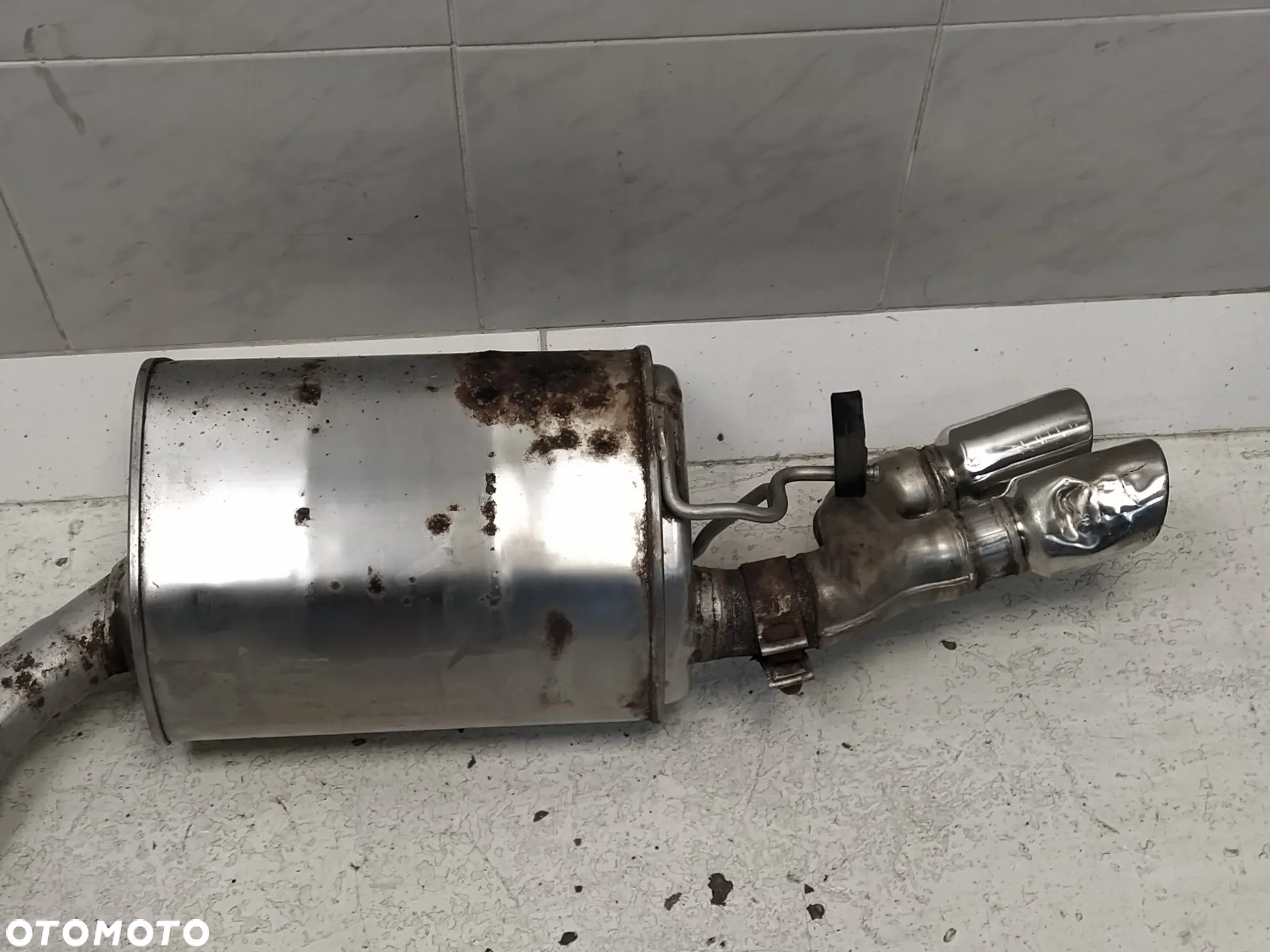 JAGUAR XJ XJR X351 2014-2019 5.0 WYDECH TŁUMIK PRAWY ORYGINAŁ - 5