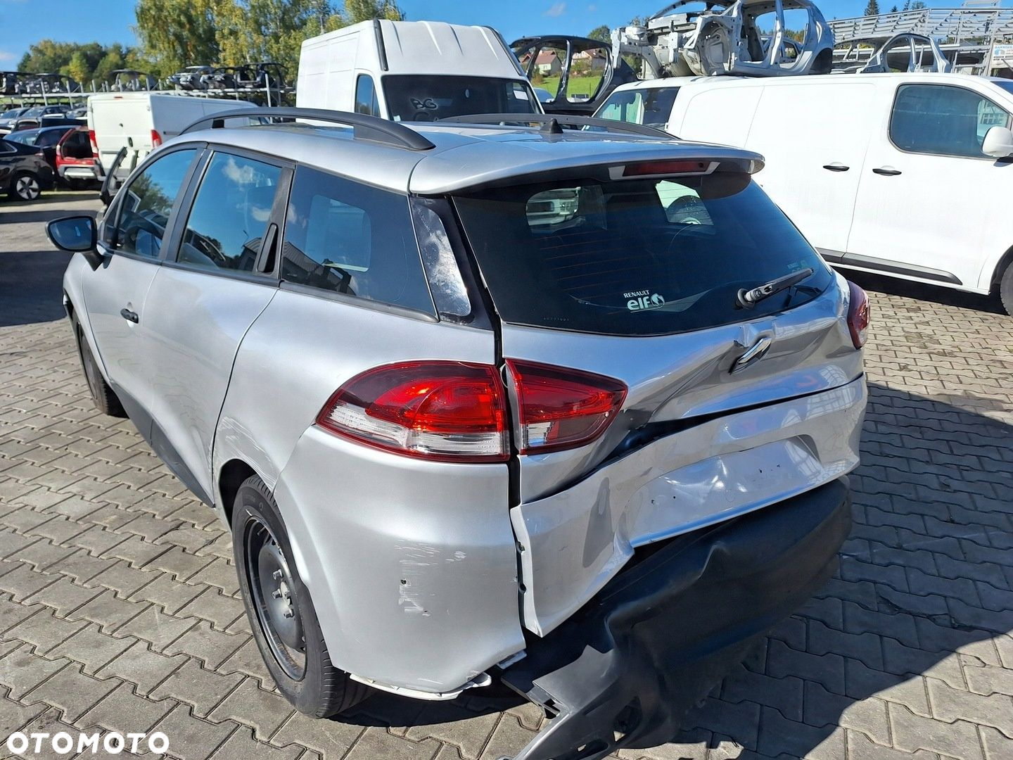 RENAULT CLIO 4 IV KH 12-20 Grandtour KOMBI SREBRNE DRZWI TYŁ LEWE TED69 - 2