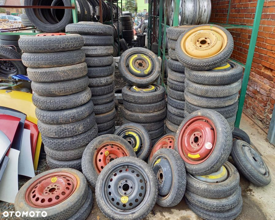 Koło dojazdowe koła dojazdowki felga plus opona waska R14 VW Seat 4x100 Honda - 3