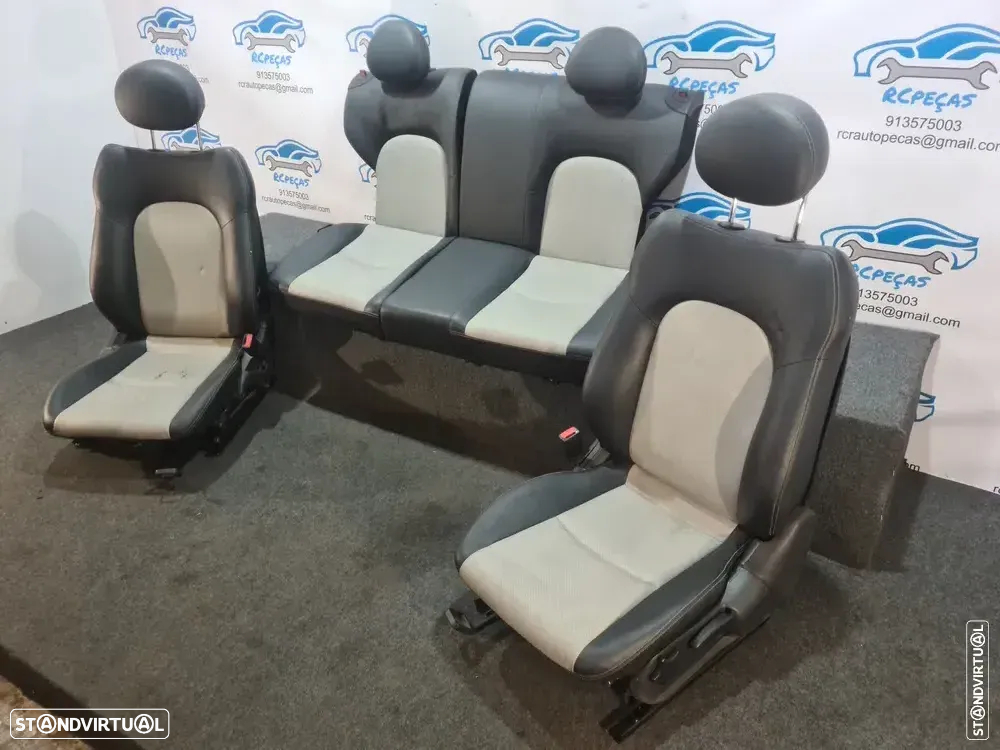 BANCO BANCOS PELE FRONTAL FRENTE TRASEIRO TRÁS AIRBAG MERCEDES BENZ CLASS C SPORT COUPE CL203 W203 - 4