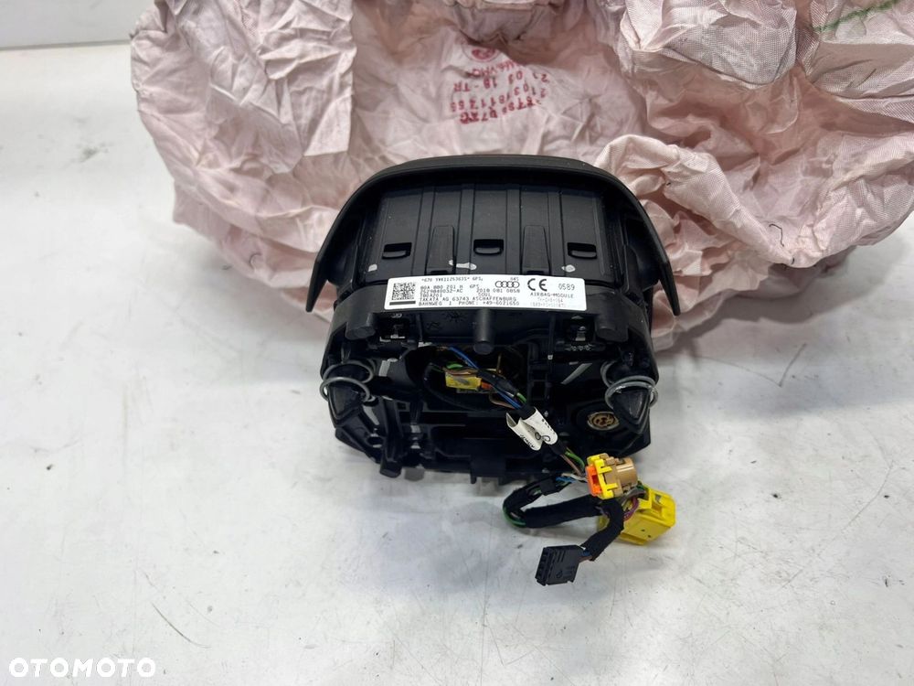 PODUSZKA POWIETRZNA KIEROWCY AUDI Q5 FY 80A880201H 6/PS WYSTRZELONA - 6