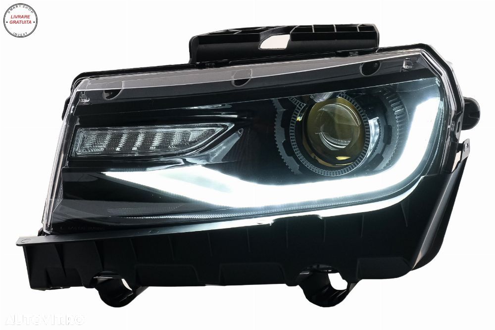 Faruri LED DRL Chevrolet Camaro (2014-2015) cu Semnal Dinamic Conversie la 2016+- livrare gratuita - 6