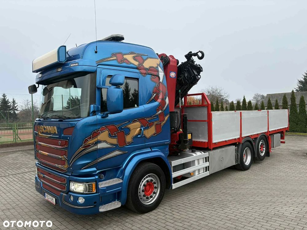 Scania G490 6x2 HDS HMF 3220 K-7 ŻURAW CRANE - 1
