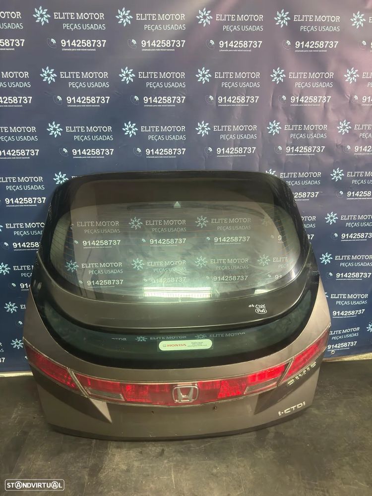Tampa de mala usada HONDA CIVIC VIII 8 2.2 CTDI FN FK FAROLINS ENVIO GRATUITO - 3