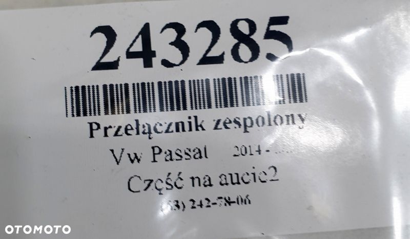 VW Passat B8 Przełącznik Zespolony 3Q0953521DJ - 3