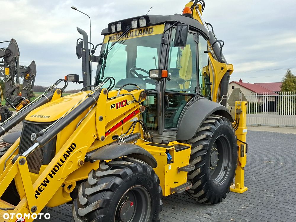 New Holland B110 C / Joystick / Koparko Ładowarka / - 5