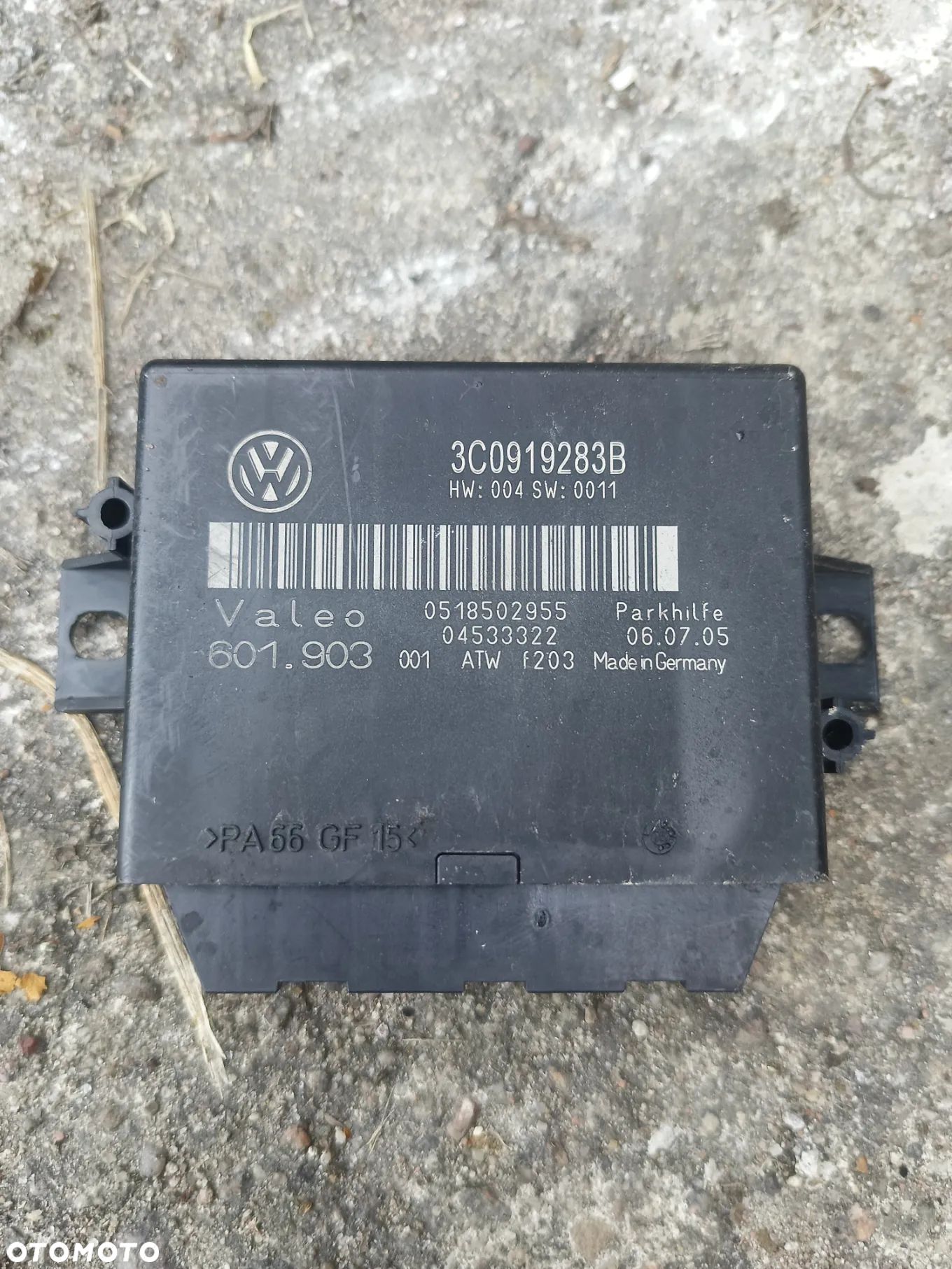 STEROWNIK CZUJNIKÓW PARKOWANIA  Moduł sterownik PDC VW Passat B6 3C0919283B - 1
