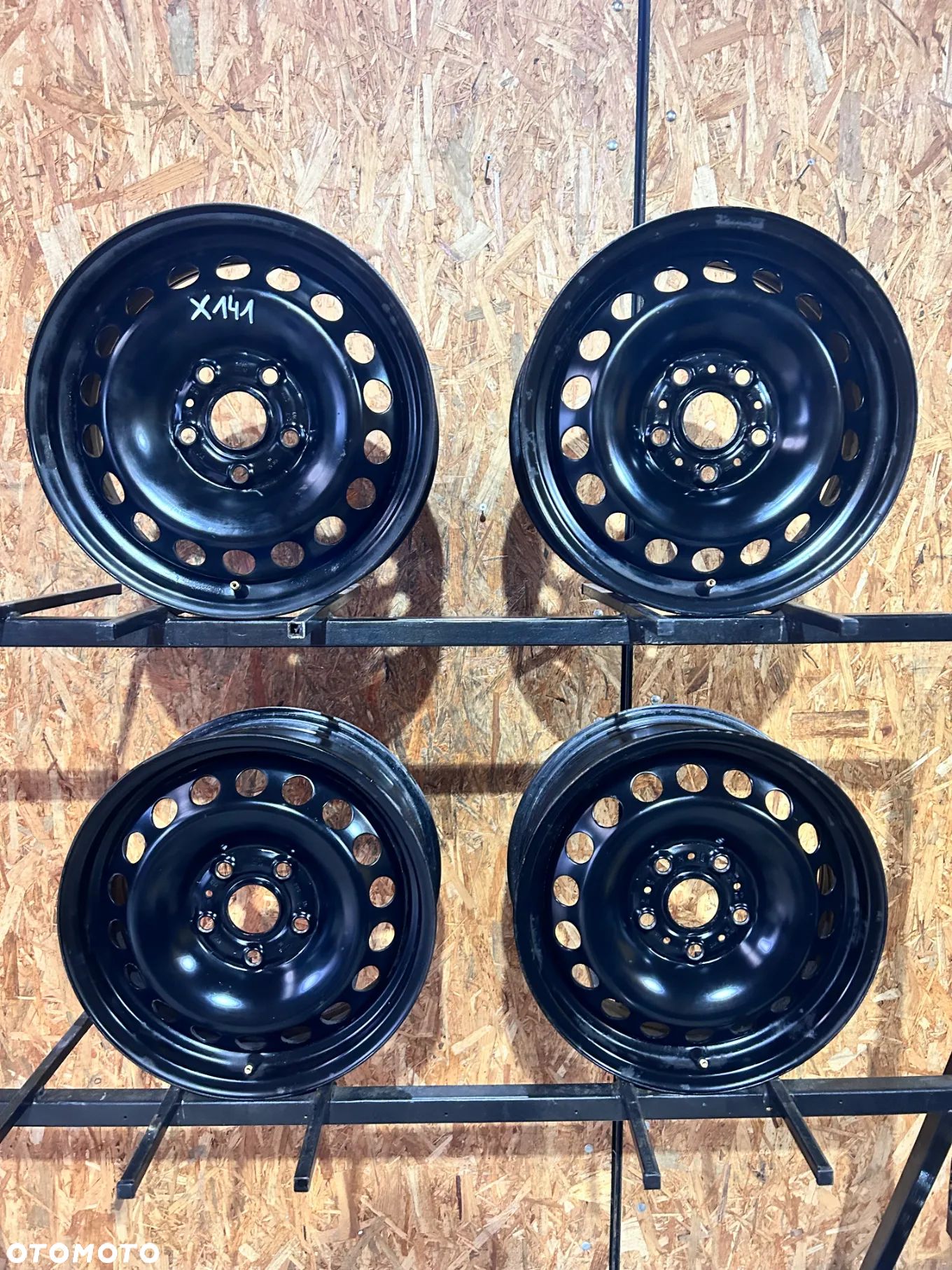 4 FELGI STAL. VW GOLF 5 , 6 , CADDY , TOURAN , SEAT LEON 2, SKODA OCTAVIA 2 15'' 6J ET47 - 1