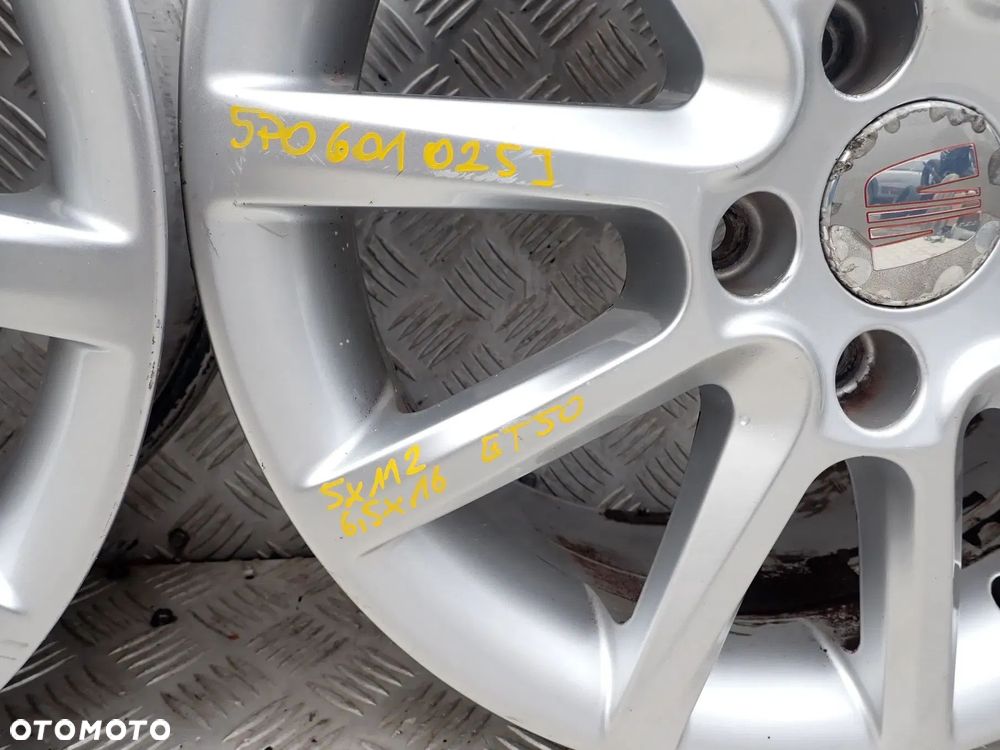 FELGI ALUMINIOWE SEAT LEON II 5X112 6,5X16 ET 50 5P0601025J - 7