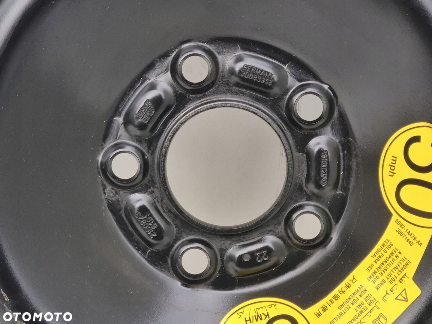Volvo S40 II V50 C30 KOŁO DOJAZDOWE dojazdówka 125/85 R16 30683913 2160823 - 2