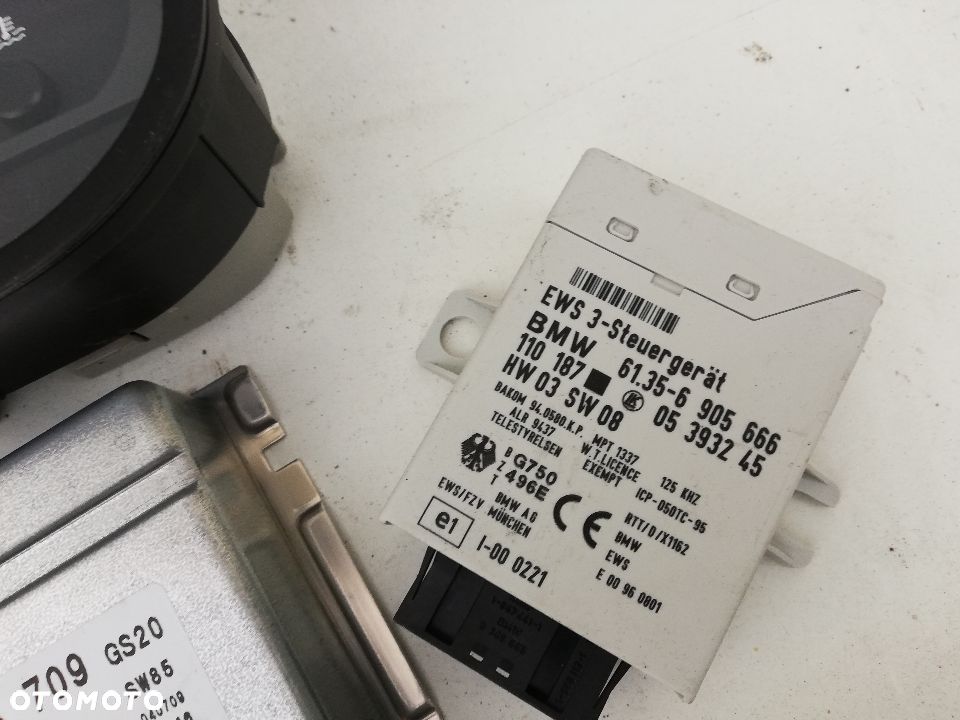 ZESTAW STARTOWY KLUCZYK KOMPUTER LICZNIK KOLUMNA BMW E46 LIFT N46B20 - 4