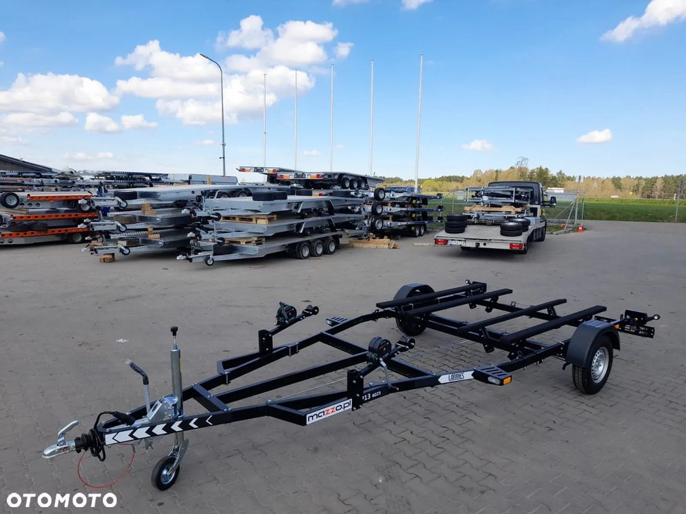 Lorries DOSTAWA przyczepa na 2 skutery wodne DMC1300kg LAMPY LED lakierowana z płozami, wodoodporne łożyska - 7