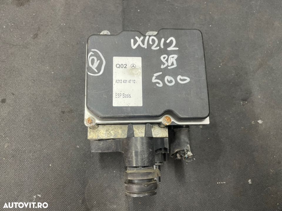 Pompa si calculator ABS pentru MERCEDES E-class an 2008-2013 cu codul A2124314712 - 1