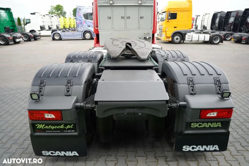 Scania R 580 / V8 / 6x4 / GVM: 95.000 KG / I-PARK COOL/ OPTICRUISE / REMORCĂ TRACTOR 3 AXIE - 14