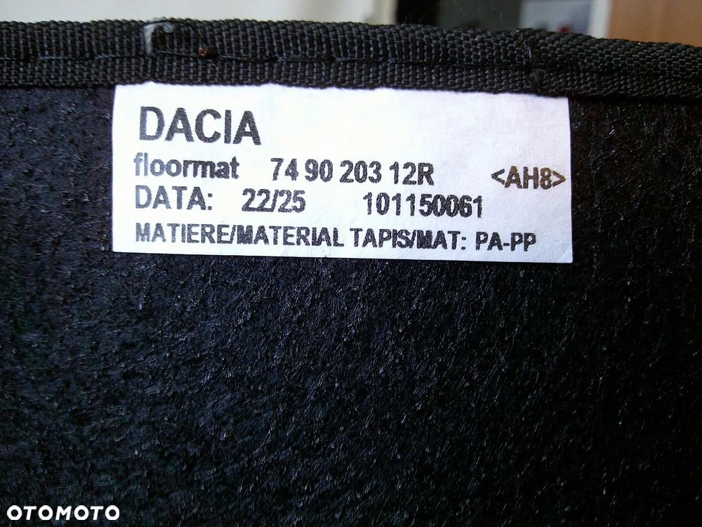 dacia jogger dywaniki nowe oryginał welurowe - 6
