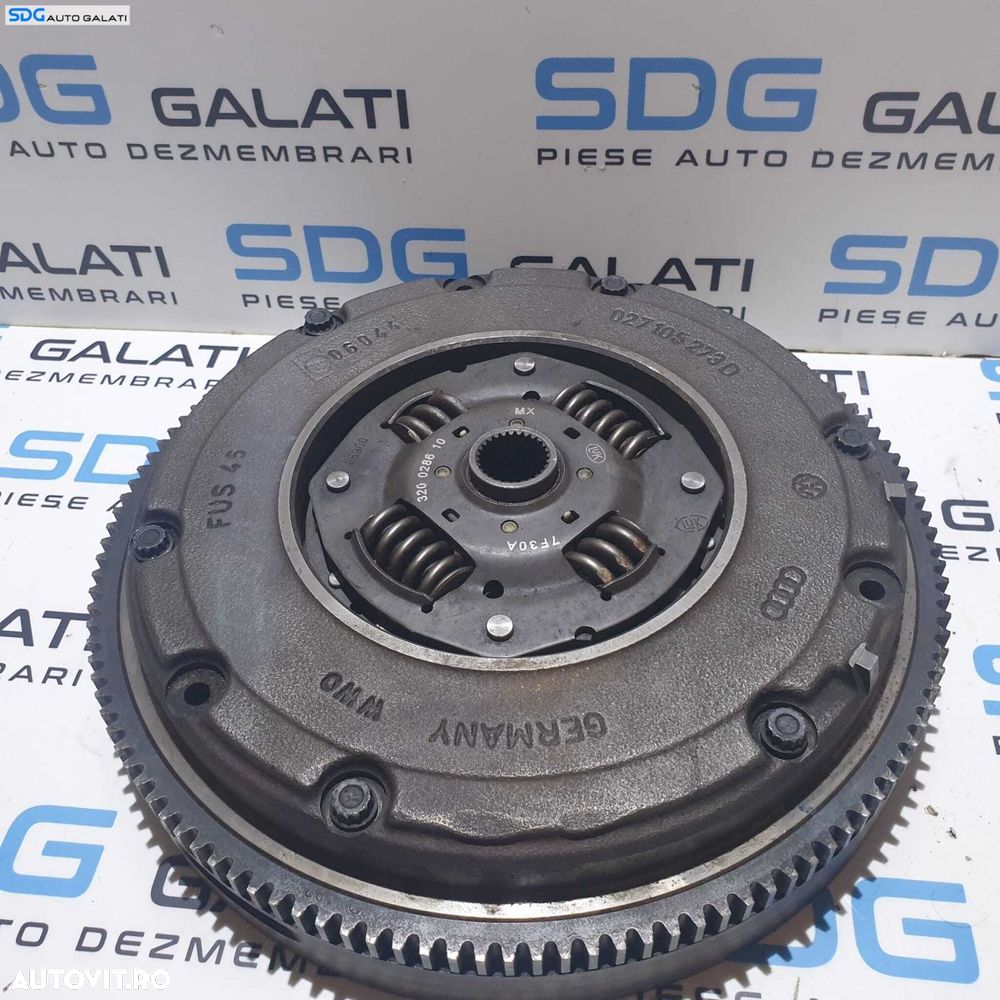 Kit Ambreiaj Volanta Masa Simpla Placa Presiune Disc Volkswagen Golf 4  1.4 B AHW AKQ APE AXP BCA 1998 - 2006 Cod 032141025M 027105273D - 1