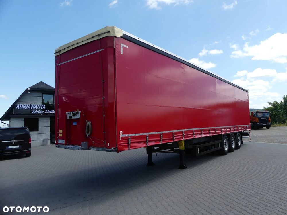Schmitz Cargobull FIRANKA / STANDARD / OŚ PODNOSZONA / W OCYNKU / - 2