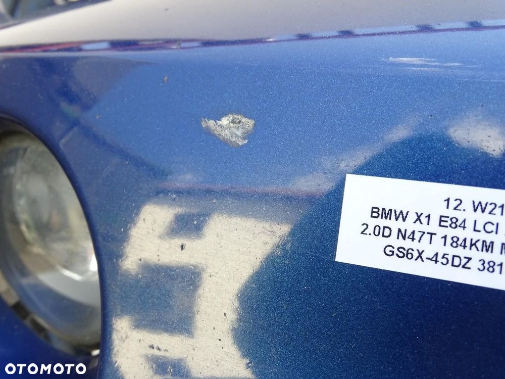ZDERZAK PRZÓD ATRAPA 4x PDC LE MANS BLAU 381 BMW E84 X1 LCI LIFT M-PAKIET - 6