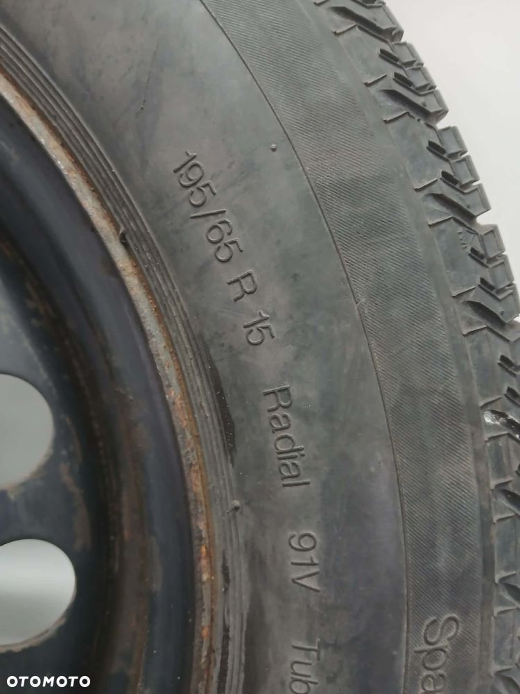 FELGA STALOWA ZAPAS KOŁO ZAPASOWE VW AUDI 5X112 66.6MM 195/65/R15 - 3
