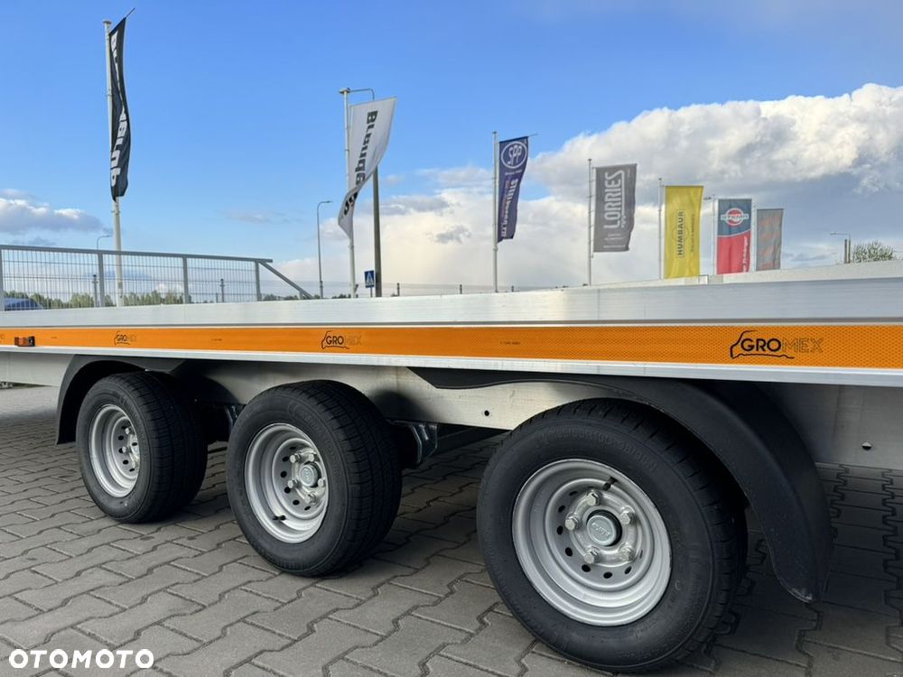 Gromex laweta aluminiowa | 850x210cm | DMC 3500kg | platforma na 2 auta | 3 osie AL-KO | OŚWIETLENIE LED - 4