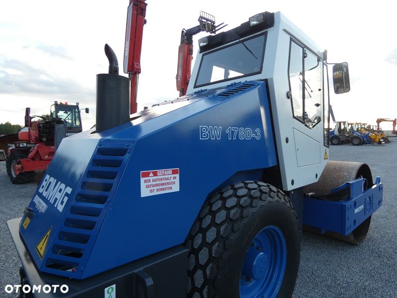 Bomag BW178D-3 / Guma - Stal / Walec Drogowy / Super Stan / 2600mtg / - 29