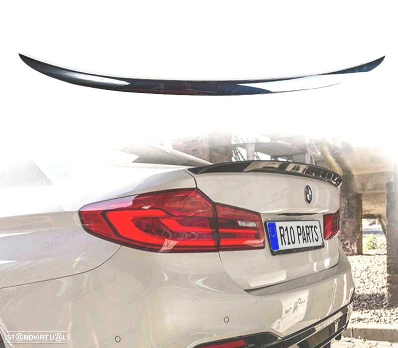 AILERON SPOILER BMW G30 17- LOOK M PERFORMANCE PRETO BRILHANTE ABS - 1