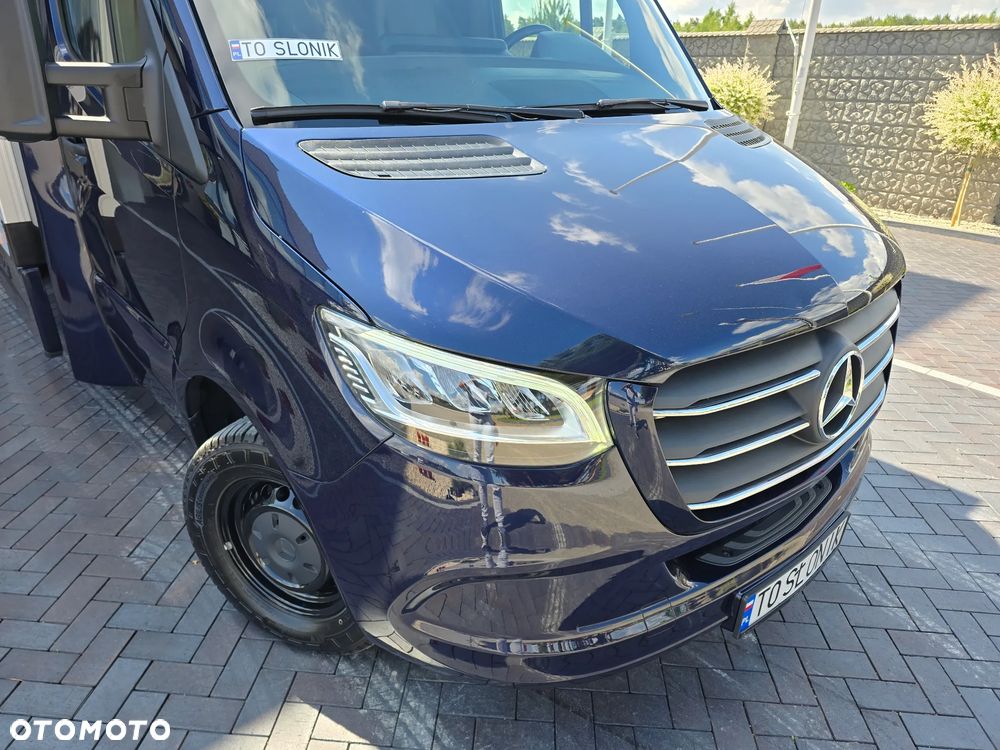 Mercedes-Benz SPRINTER 319 3.0 CDI KONTENER 4,28cmDługi 2,29cmSzero 2,24cmWysok + WINDA 750Kg 42Tyś km SERWIS DO OSTATNIEGO Km ASO MERCEDES-BENZ SALON PL STAN NOWY NOWY NOWY FABRYCZNA GWARANCJA - 6