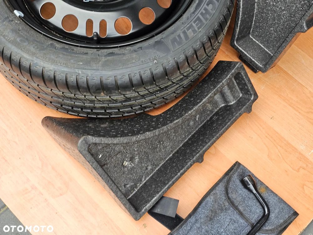 KOŁO DOJAZDOWE ZAPASOWE ZESTAW KLUCZ LEWAREK STYROPIAN OPEL ASTRA J KOMBI 17 CALI 5x115 225/50/17 - 4