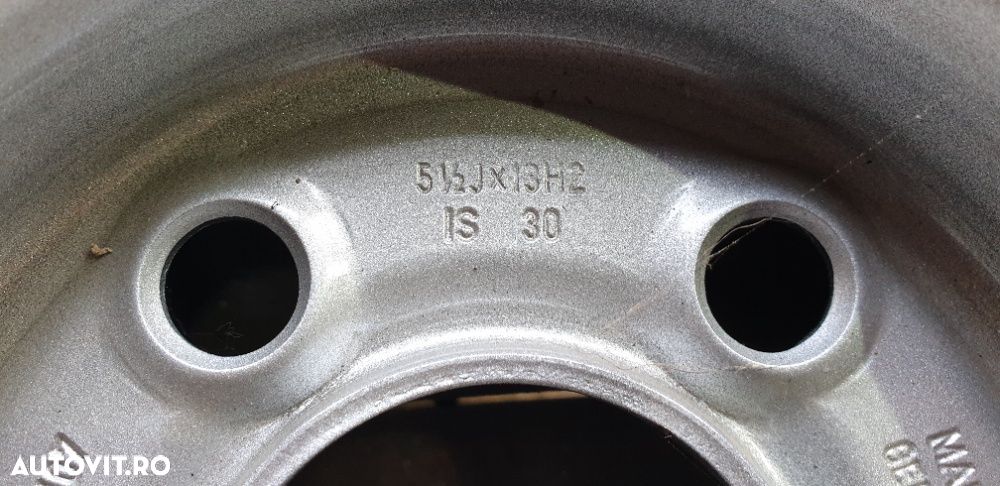 5,5jx13h2, div 5x112, jante MEFRO GERMANIA pt remorci si platforme - 2