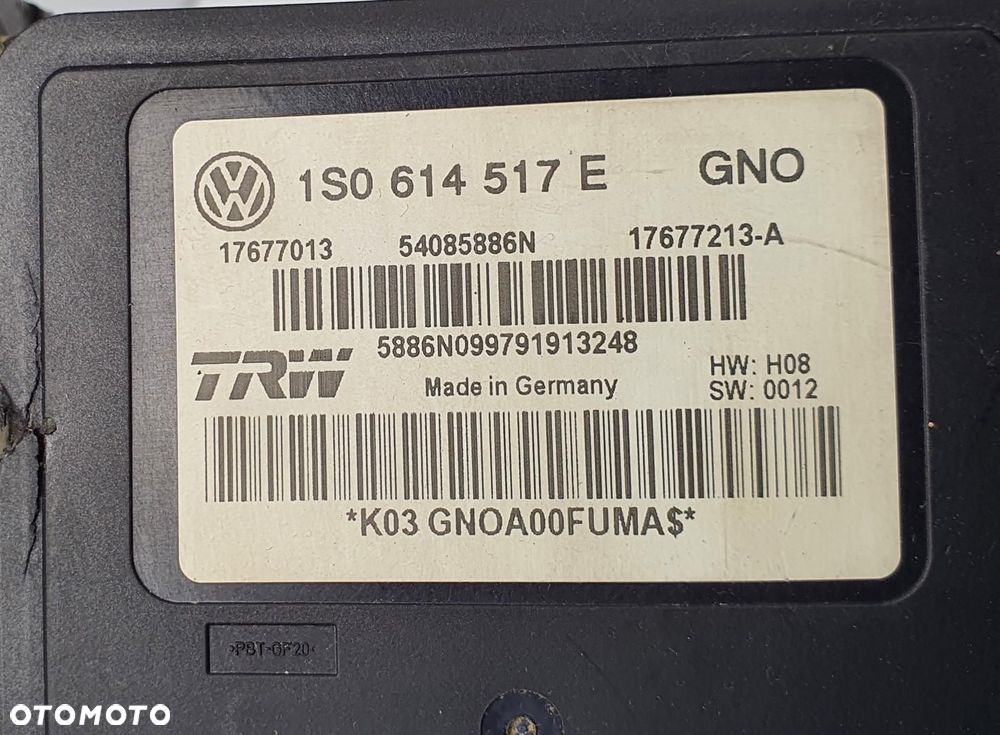 POMPA ABS HAMULCOWA VW UP 1.0 MPI 1S0614517E - 5
