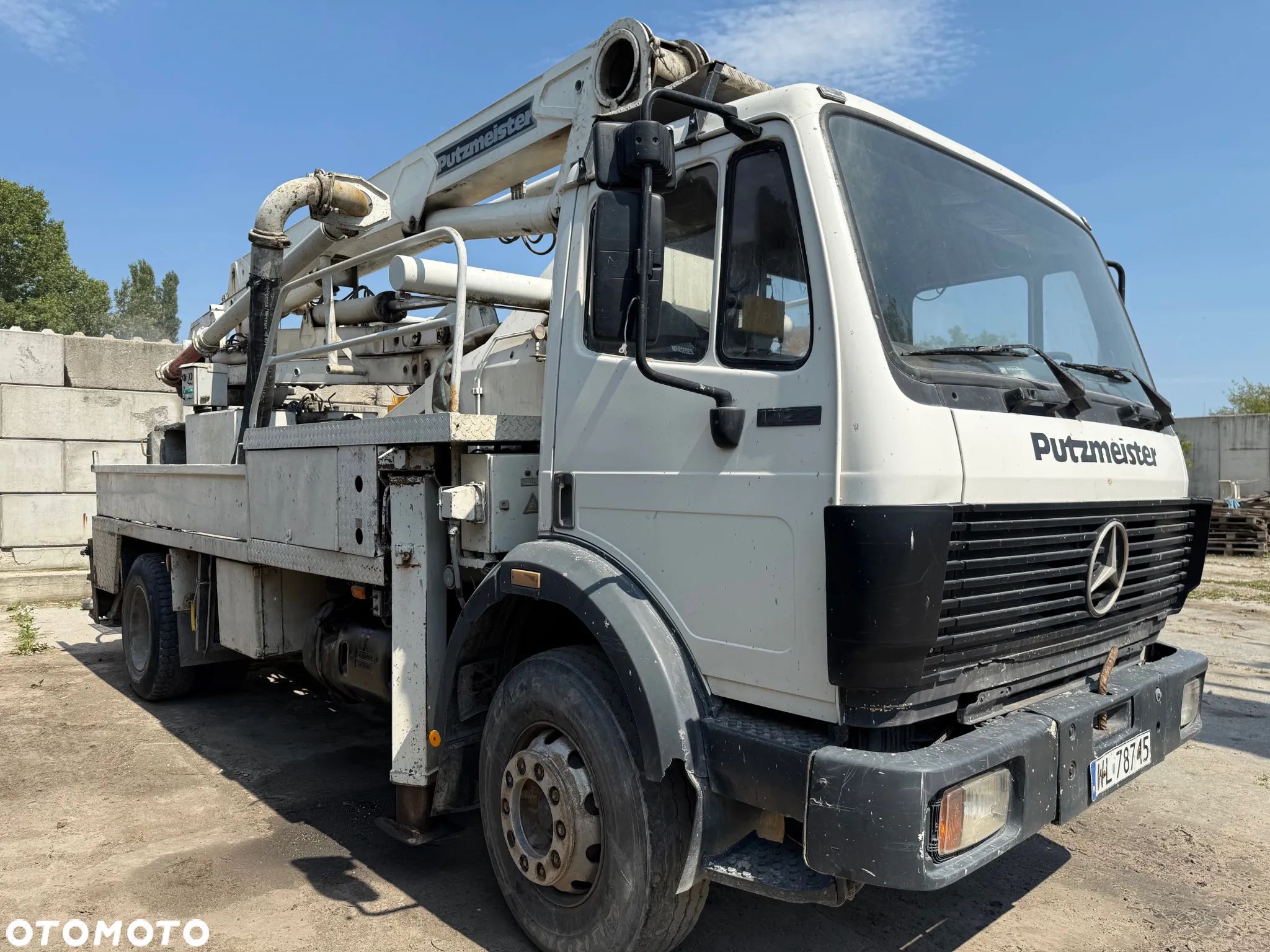 Mercedes-Benz 1722 Pompa Do Betonu Putzmaister M24 Halowa - 1