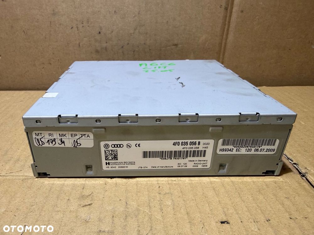 audi a4 b8 a5 8t a6 c6 q5 8r moduł tuner radia 4f0035056b - 1
