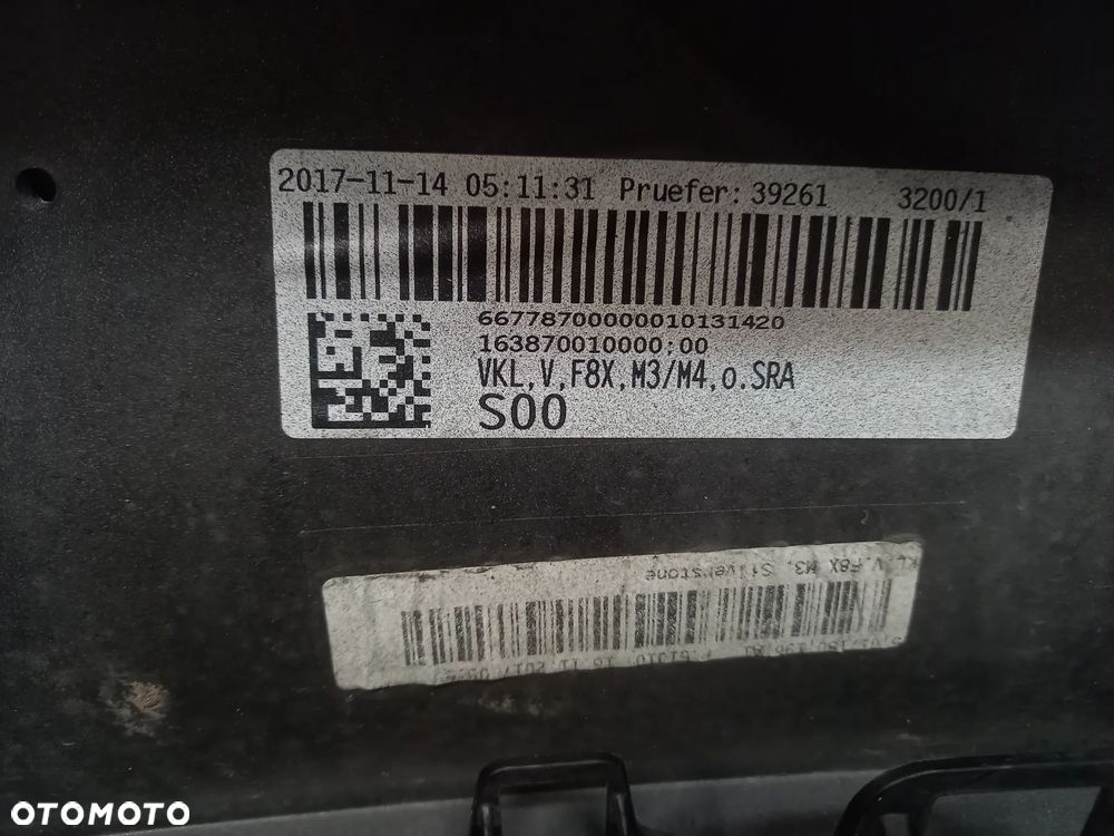 Bmw M3 M4 F8X F80 82 zderzak przedni przod + Kratka dokladka Carbon - 9