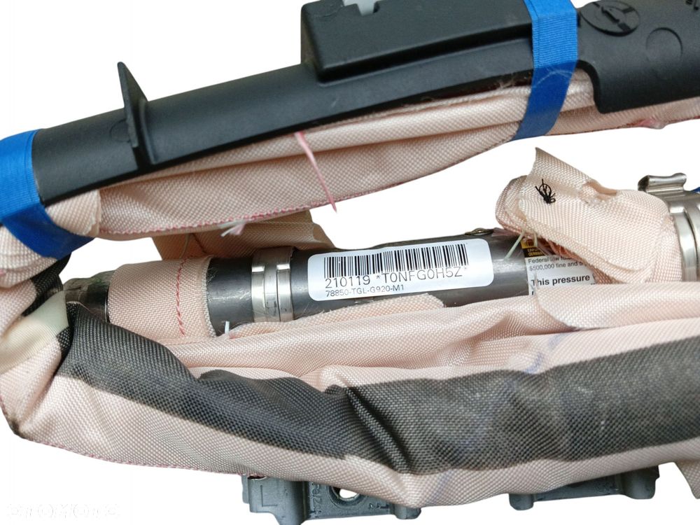 KURTYNA AIRBAG POWIETRZNA LEWA HONDA CIVIC X (2017-2019) 78850-TGL-G920-M1 - 3
