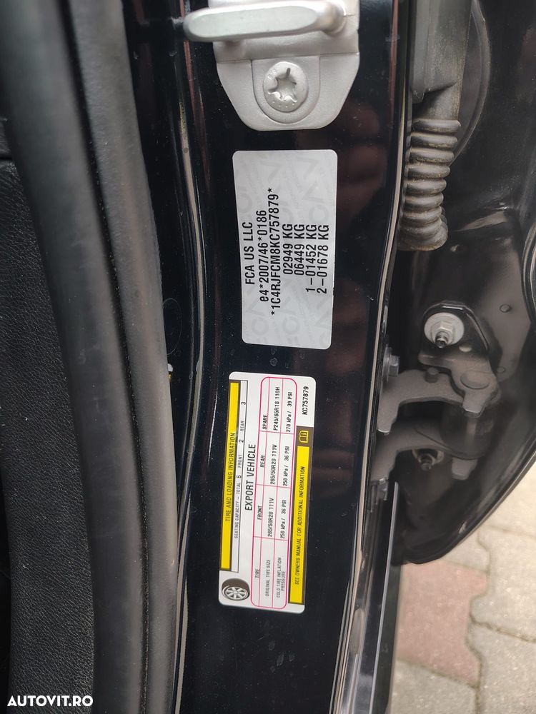 Jeep Grand Cherokee 3.0 TD AT Overland - 33