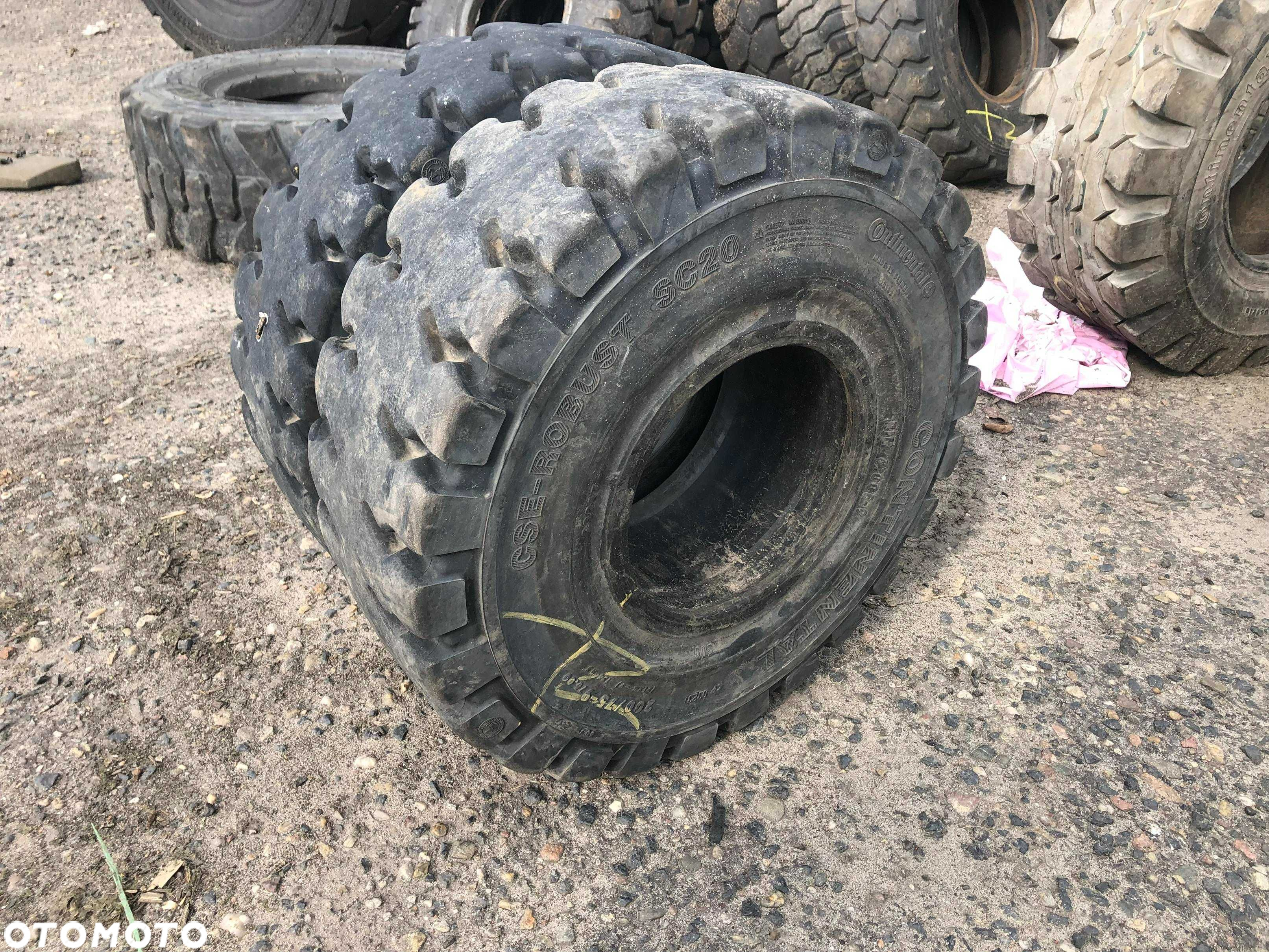 200/75-9 Opony Pełne Continental Quick 80% Bieżnika 21x8-9 - 5