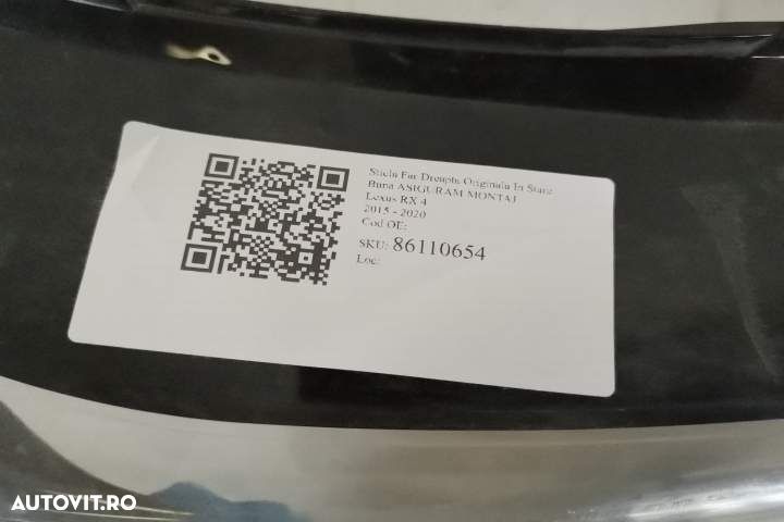 Sticla Far Dreapta Originala In Stare Buna ASIGURAM MONTAJ Lexus  RX - 4