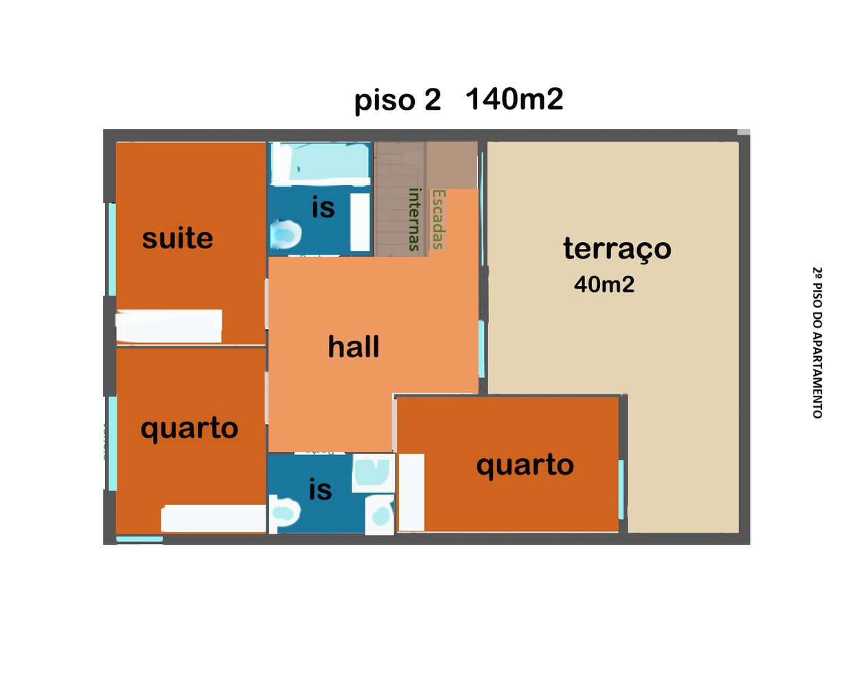 Apartamento duplex T5 panorâmico - Grande imagem: 2/3