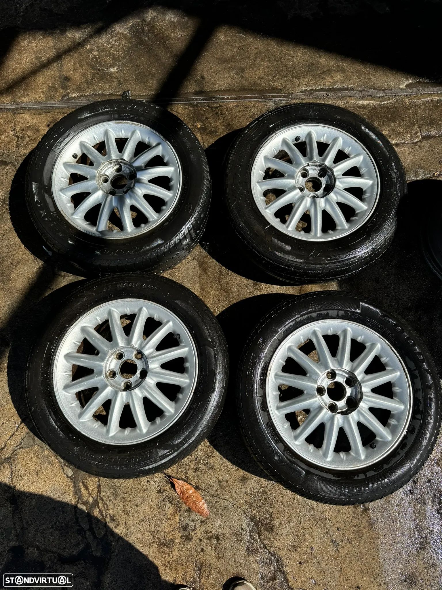 4 Jantes R16 Chrysler Sebring 5x100 com pneus 205/60R16 - 1