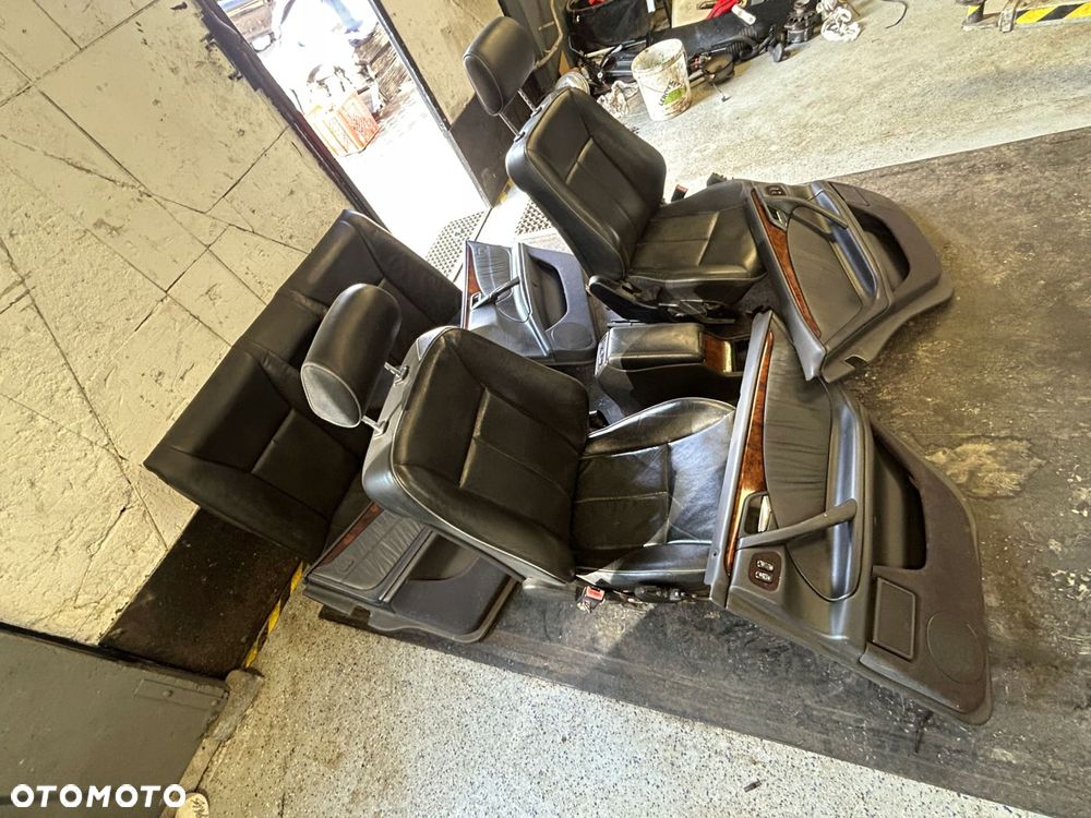 mercedes w210 sedan fotele kanapa skóra podgrzewane europa - 7
